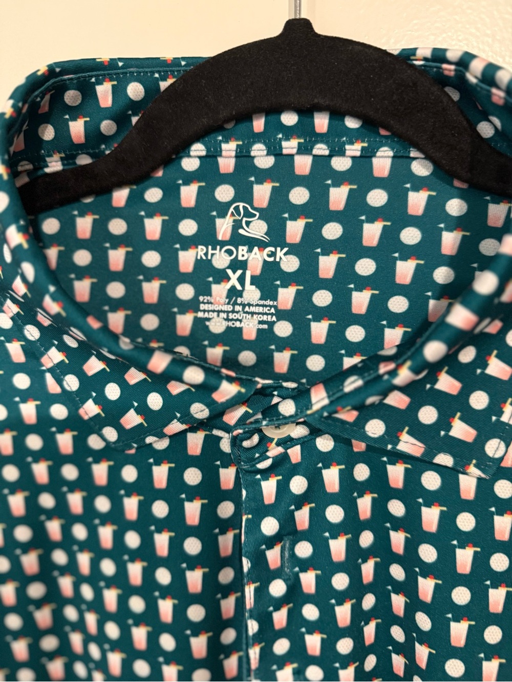 Rhoback Transfusion Pattern Polo - Picture 2 of 3